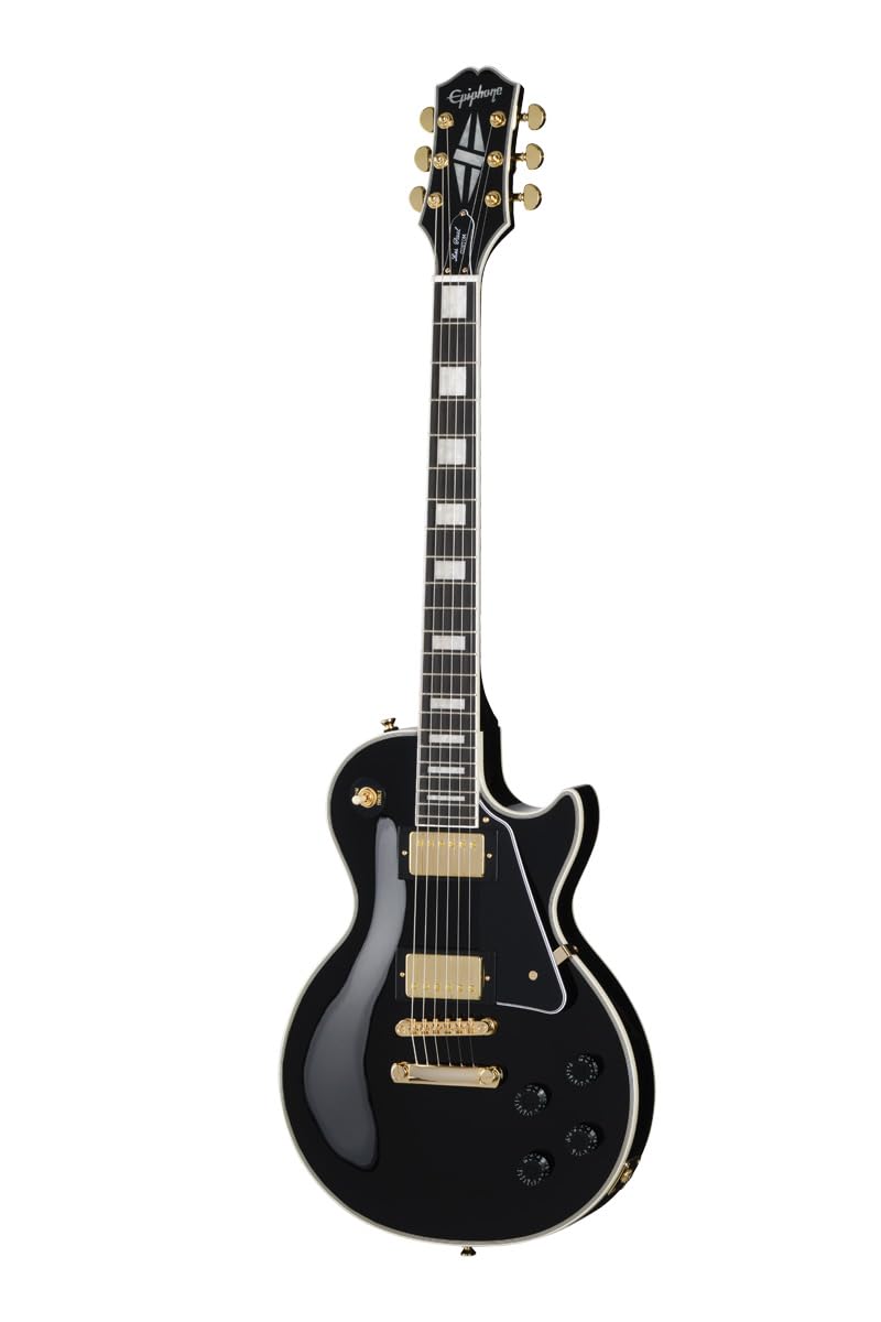 Epiphone　エピフォン　レスポールカスタム　Les Paul　1998年製 Epiphone Les Paul 1998年製 レスポール エレキギター - メルカリ